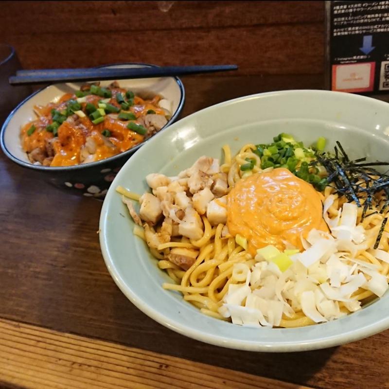 油そば(濃厚豚骨ラーメン 濱虎家)