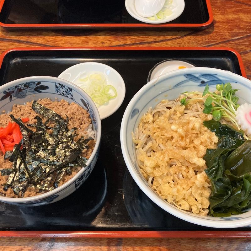 冷たぬきセット(神田猿楽町浅野屋)