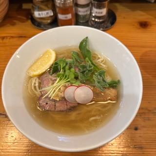 限定松坂牛の牛骨塩ラーメン(麺堂にしき　新宿歌舞伎町店)