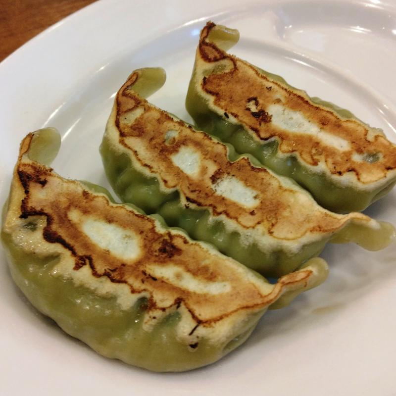 野菜餃子 3個(喜多方ラーメン　大安食堂)