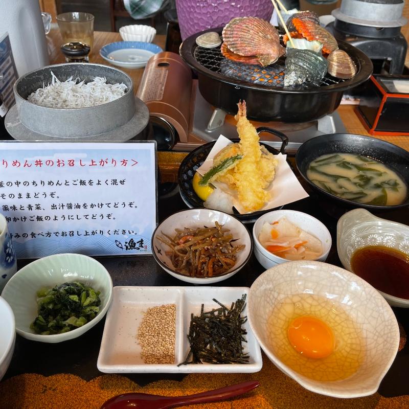 ちりめん丼御膳(活魚 漁ま （カツギョ リョウマ）)