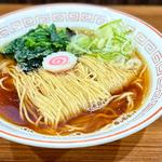 朝限定　あっさり煮干しそば(喜多方食堂 山海)