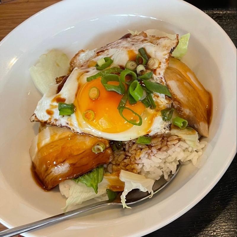 焼豚玉子飯（ラーメンセット）(台湾料理 福龍)