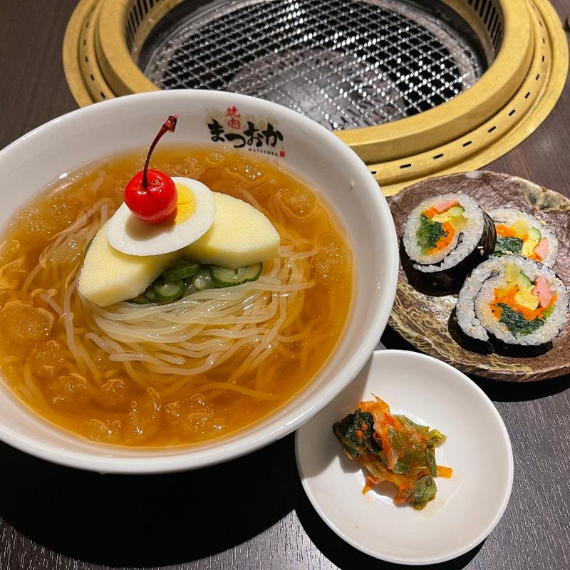 冷麺とキンパ(焼肉 まつおか )