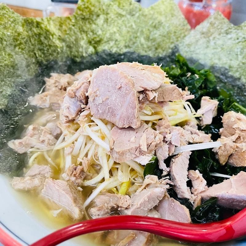ネギ塩ラーメン＋海苔＋わかめ(ラーメンショップ 122号騎西店)