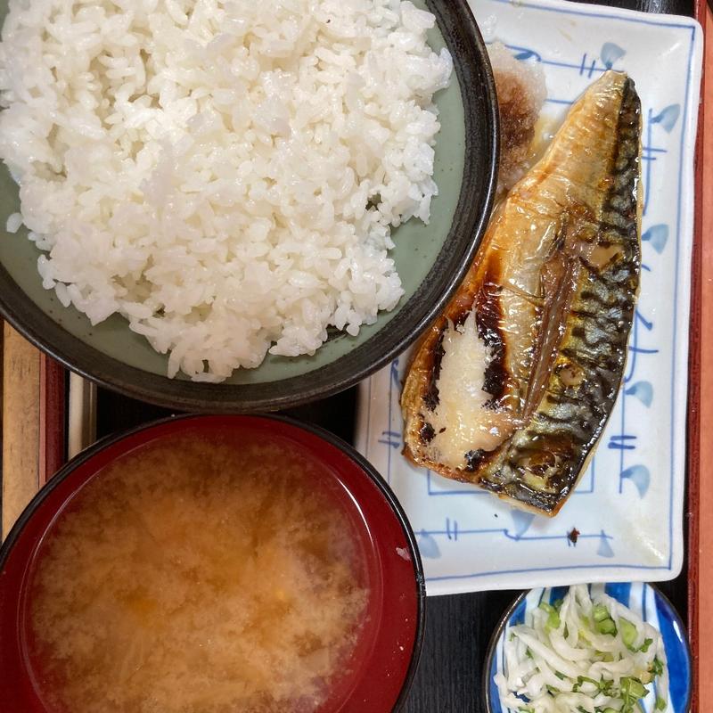 鯖の塩焼き定食(お食事処ときわ )