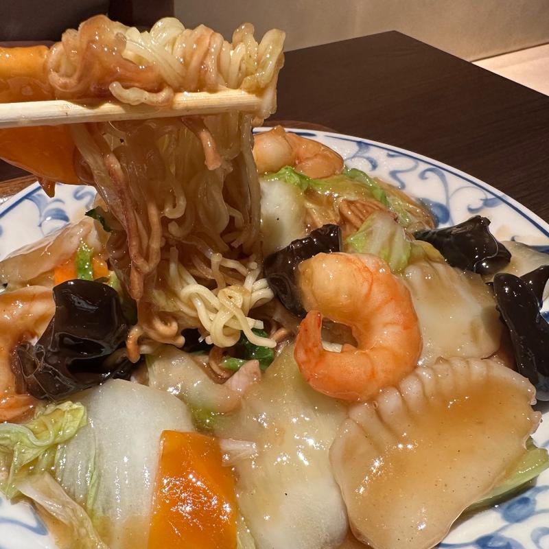 五目あんかけ焼きそば(陳麻婆豆腐 たまプラーザ店)