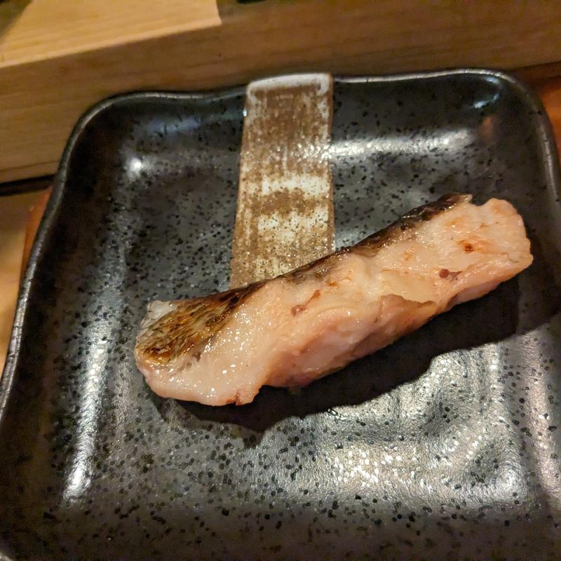 黒ムツ酒盗焼き(鮨 波づき)