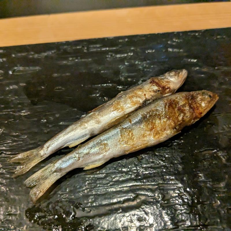 ちあゆ炙り焼き(鮨 波づき)