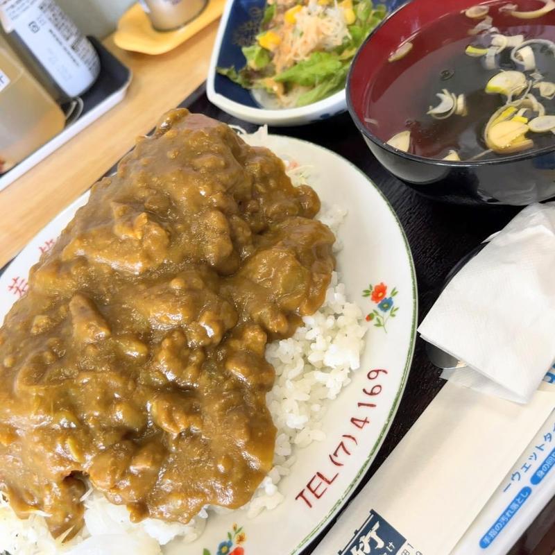 カツカレーライス(お食事処 若竹)