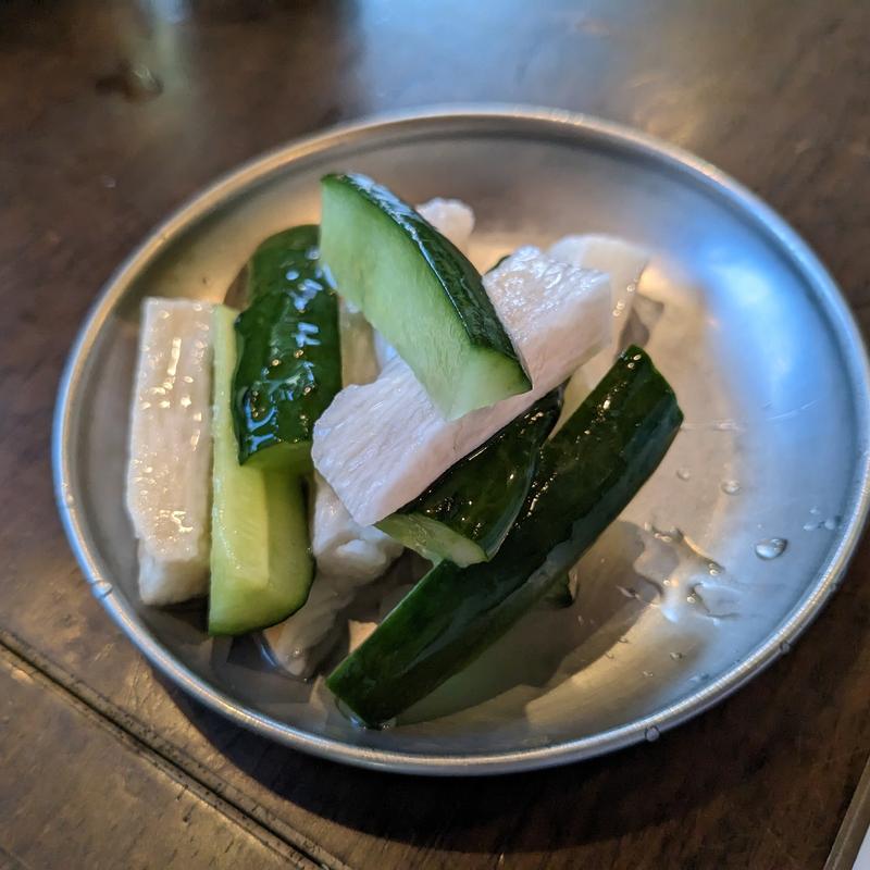 長芋ときゅうりの浅漬け(焼とん あかし )