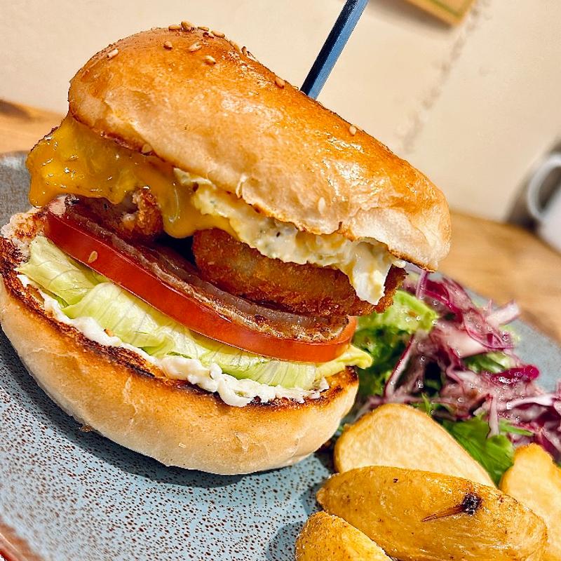 フィッシュフライバーガー(HELLO NEW DAY Hamburger)