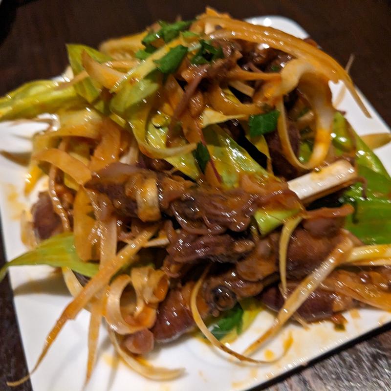 ホタルイカとうるいのアラビアータマリネ(ベットラサンバル)