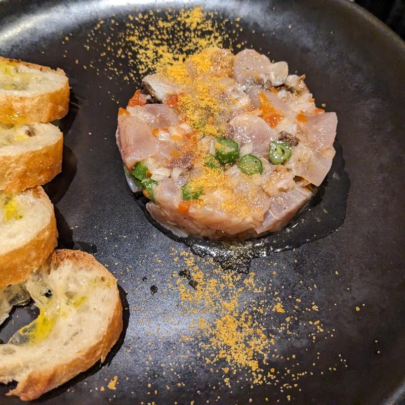 鰆と菜の花のタルタル(ベットラサンバル)