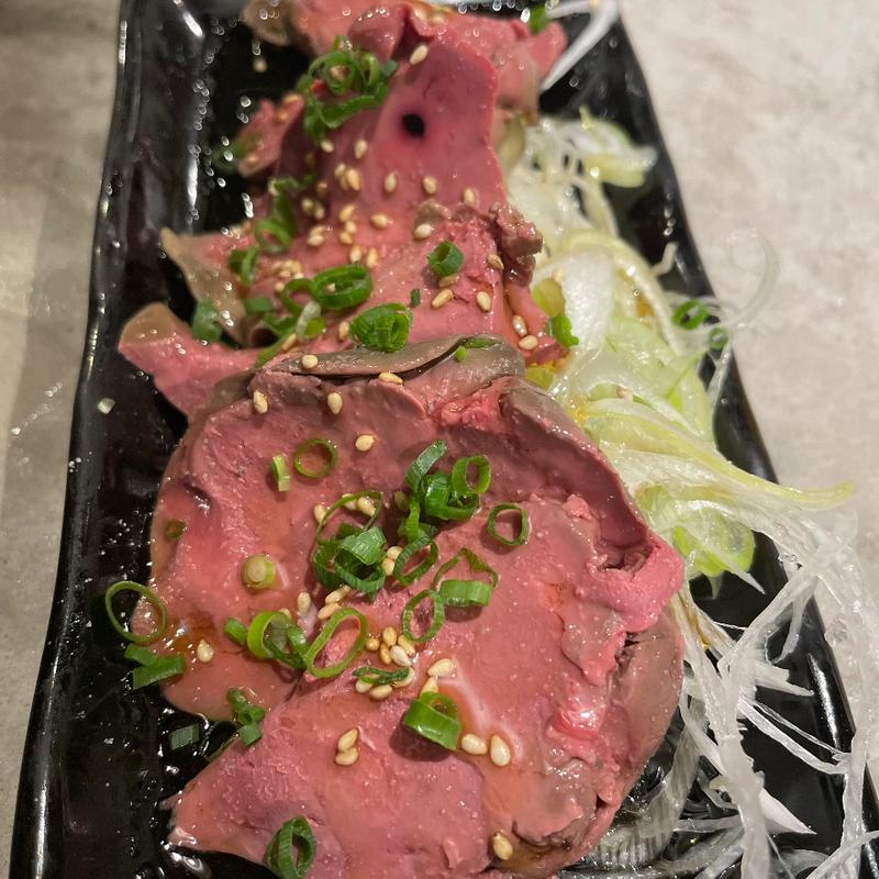 令和”刺し（レバ刺し）(佐賀県三瀬村 ふもと赤鶏 田町店)