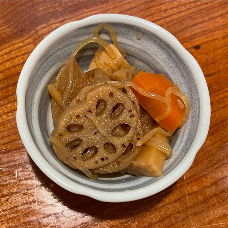 お通し(もつ焼き稲垣)