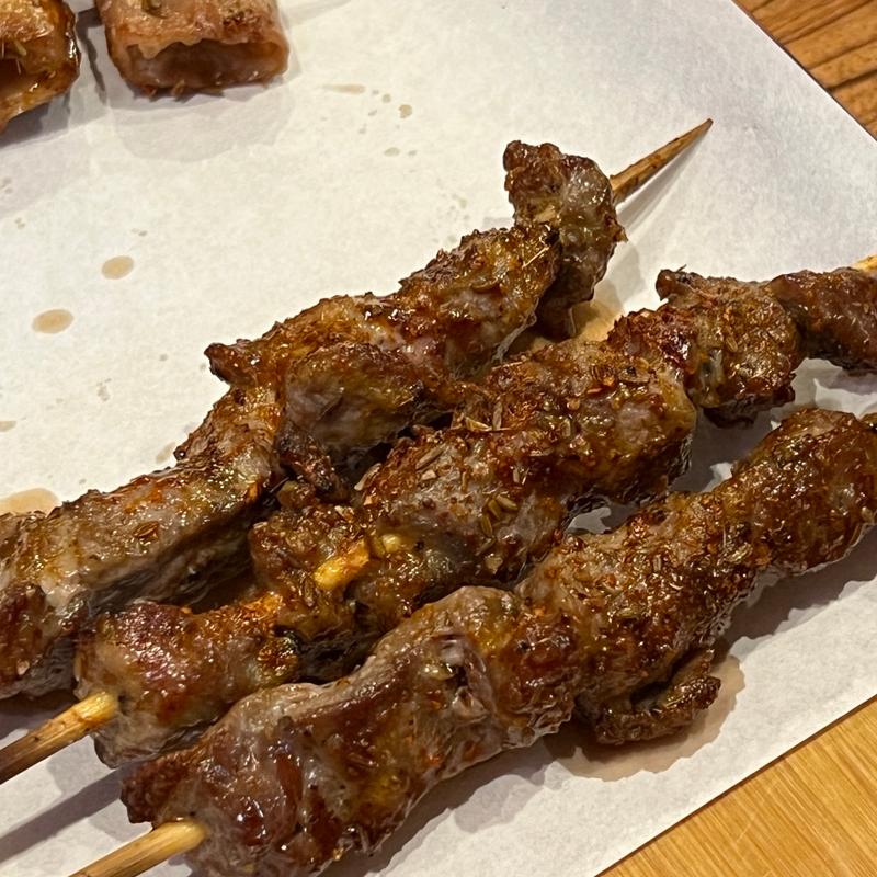 マトンの串焼き(路边摊)