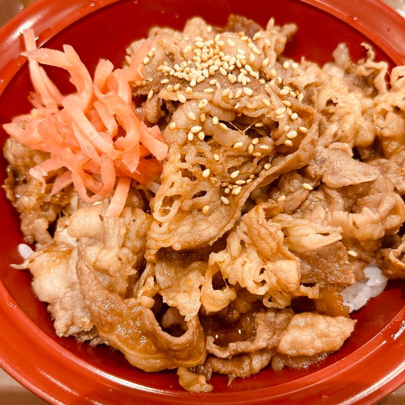 牛カルビ丼(並盛)(すき家 梅田東店 )