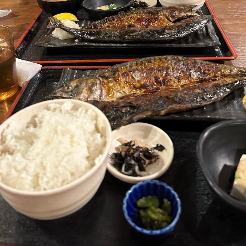 塩サバ定食(山陰海鮮　炉端かば)