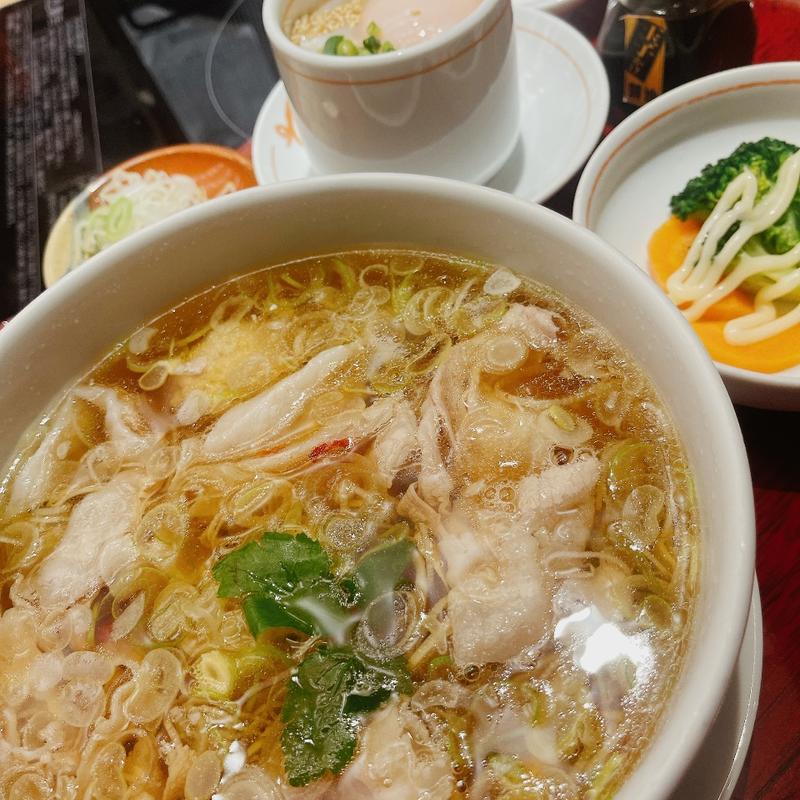 黒豚ねぎしゃぶセット(遊食豚彩 いちにいさん 銀座店)