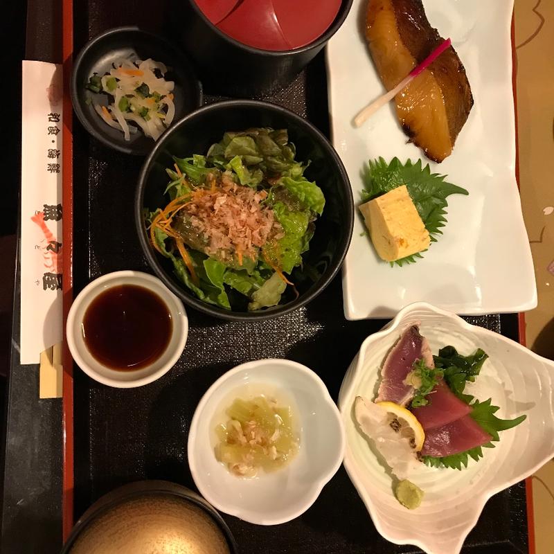 味噌焼き刺身定食(魚魚屋 （ととや）)