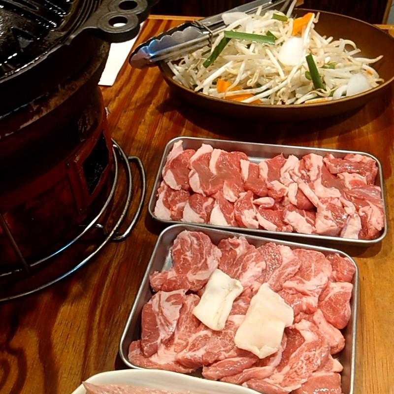 ジンギスカン食べ放題(ジンギスカン楽太郎 新橋店)