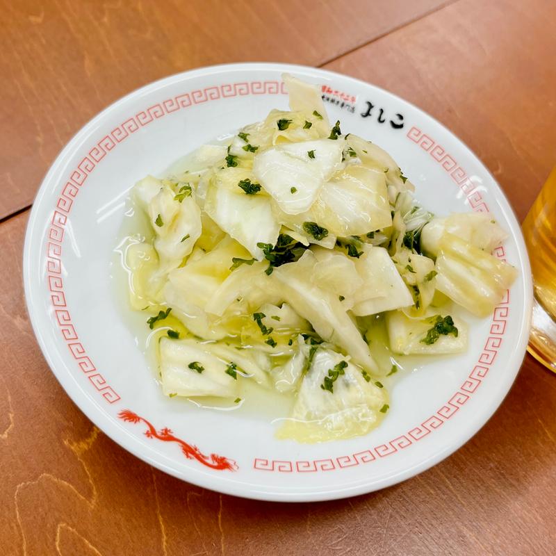 名物！餃子専用よしこの浅漬けキャベツ(大阪餃子専門店よしこ 青物横丁店)