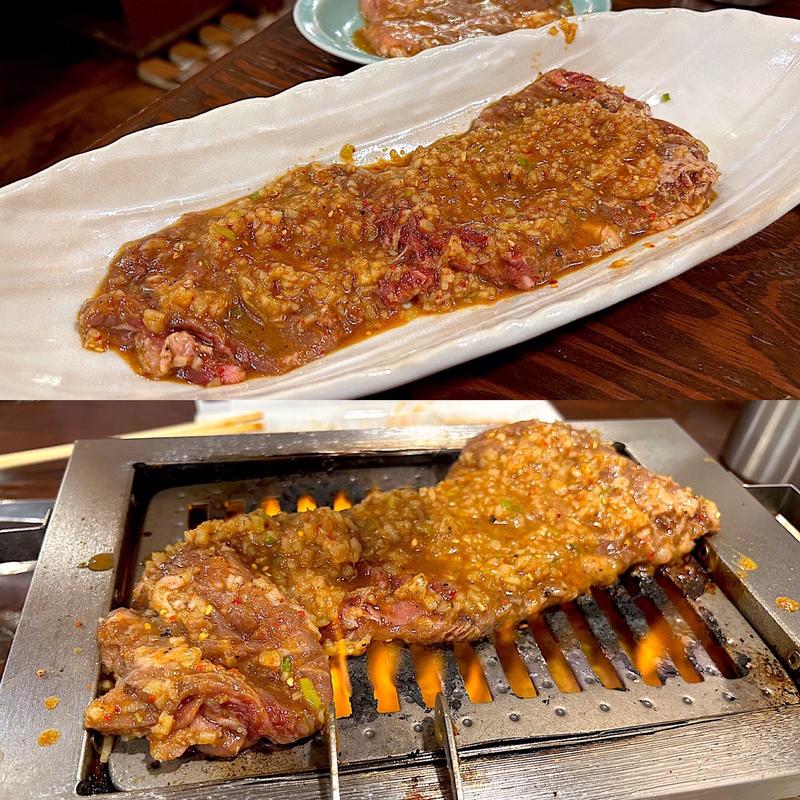 チョキチョキ牛はらみ(ホルモン食堂食樂国分町店)