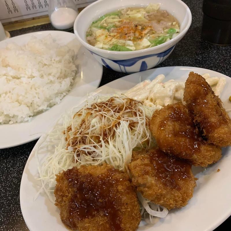 一口ひれかつ定食(とんかつ みのや)