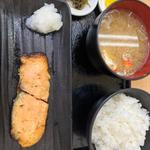 鮭西京焼き定食