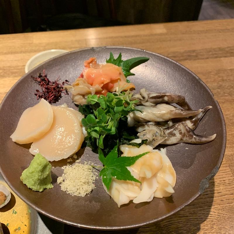 本日のお刺身盛り合わせ　6種盛り(牡蠣・貝料理居酒屋 貝しぐれ 栄泉店)