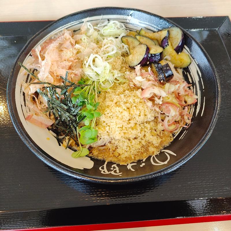 冷し 薬味そば(ゆで太郎 新川6条店)