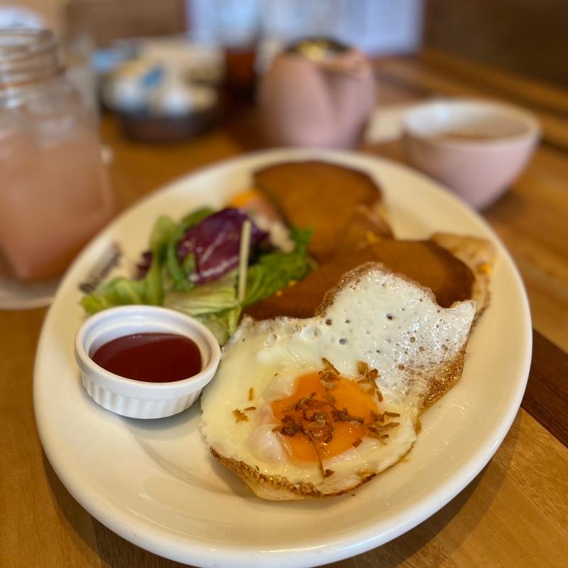 ハムエッグパンケーキ(メレンゲ岸根公園店)