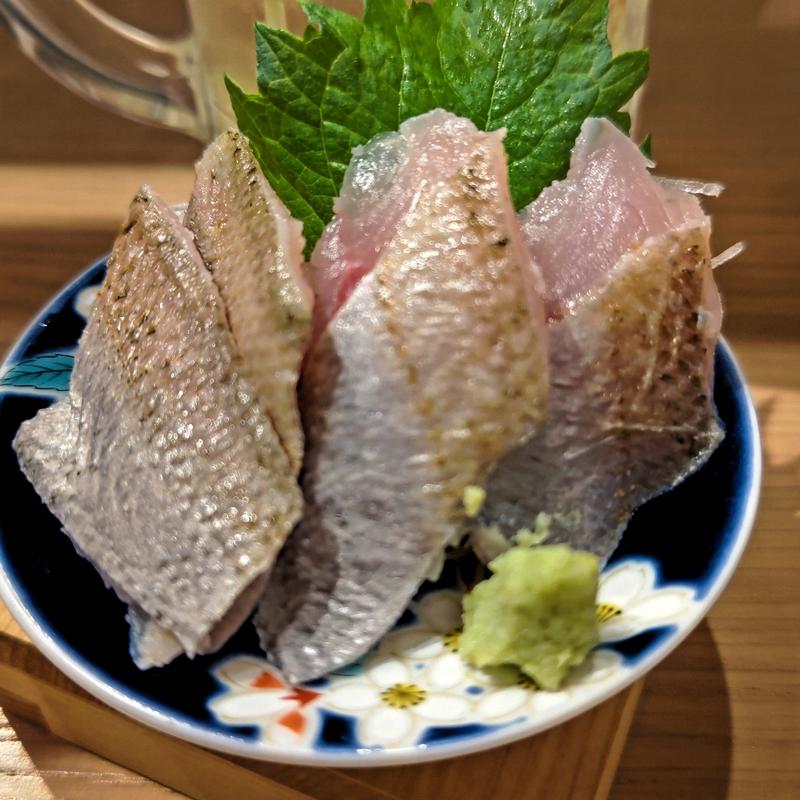 黒ムツ(貝 刺身専門店 しらはら 関内)