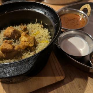 白身魚とアサリのビリヤニ(ダイヤモンドビリヤニ)