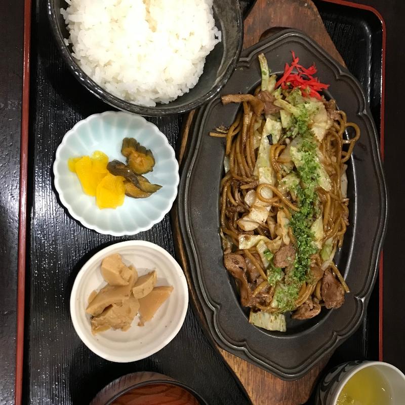 焼きそば定食(もく)