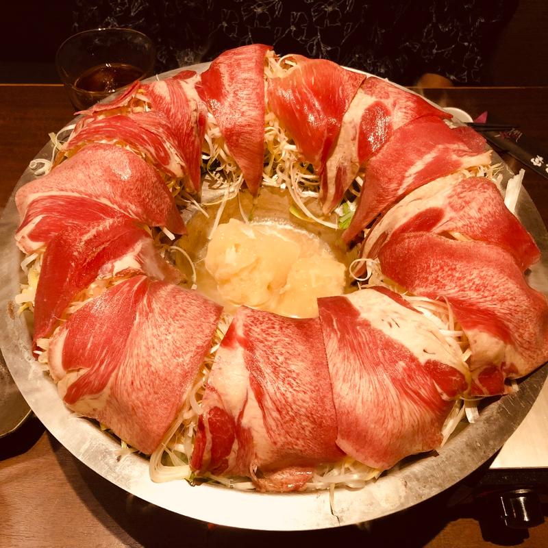 牛タン葱しゃぶ(隠れ庵 忍家 常陸多賀店 )