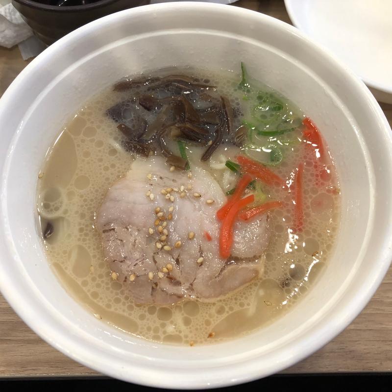 豚骨ラーメン(かっぱ寿司 川中島店 )