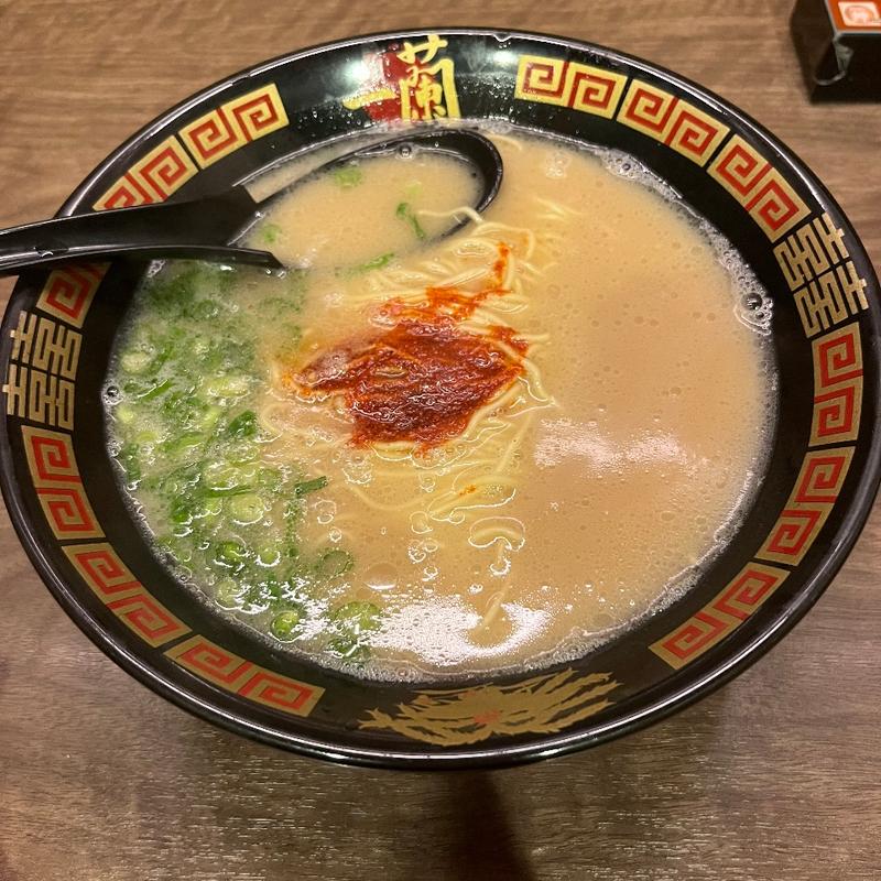 天然とんこつラーメン(一蘭 浅草店)
