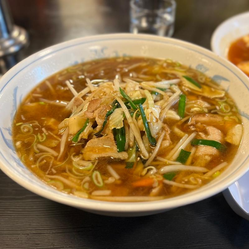 野菜あんかけそば(三松会館)