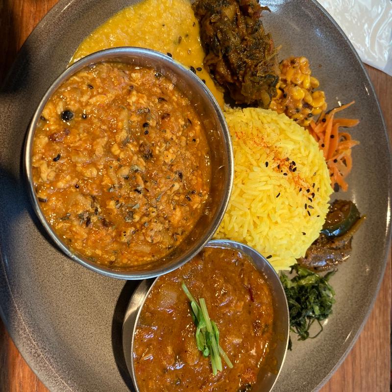 2種カレープレート(HATONOMORI （鳩ノ森/ハトノモリ）)