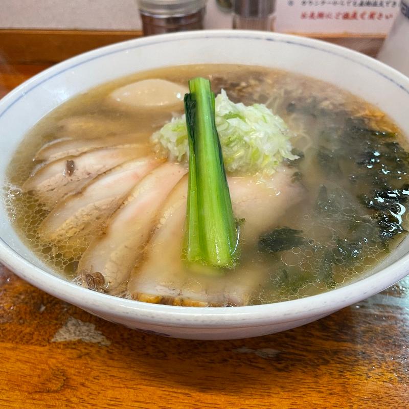 塩味バラチャーシュー麺　味玉付き(支那そばや （しなそばや）)