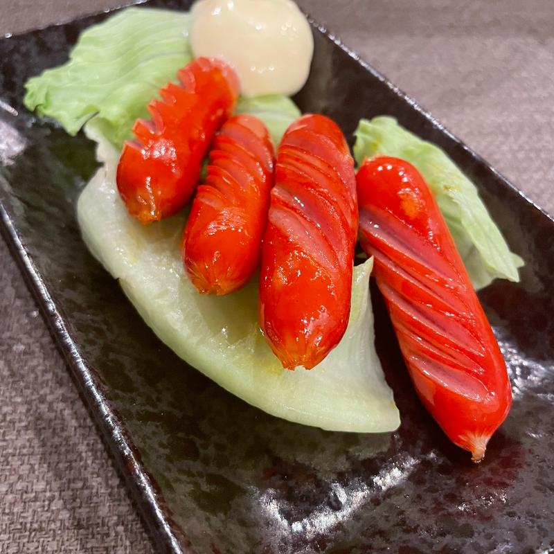 赤ウインナー(酒処とばり)