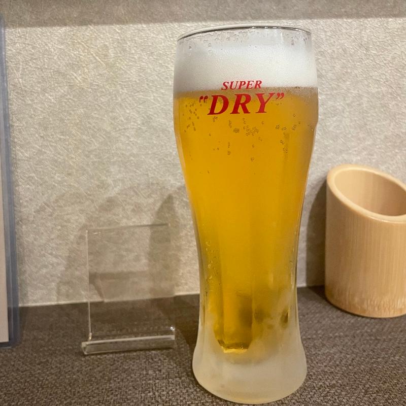 生ビール中(酒処とばり)