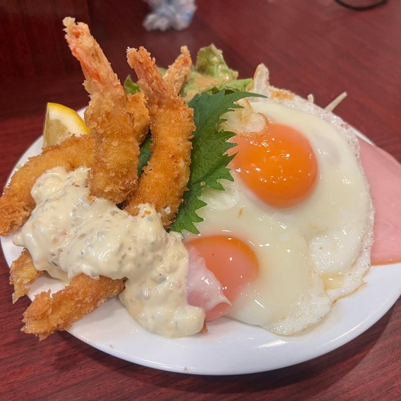 エビフライ定食(炉端レストラン ボア)