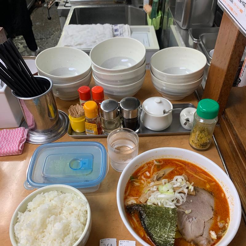 味噌オロチョンラーメン(北海道ラーメン 赤レンガ)