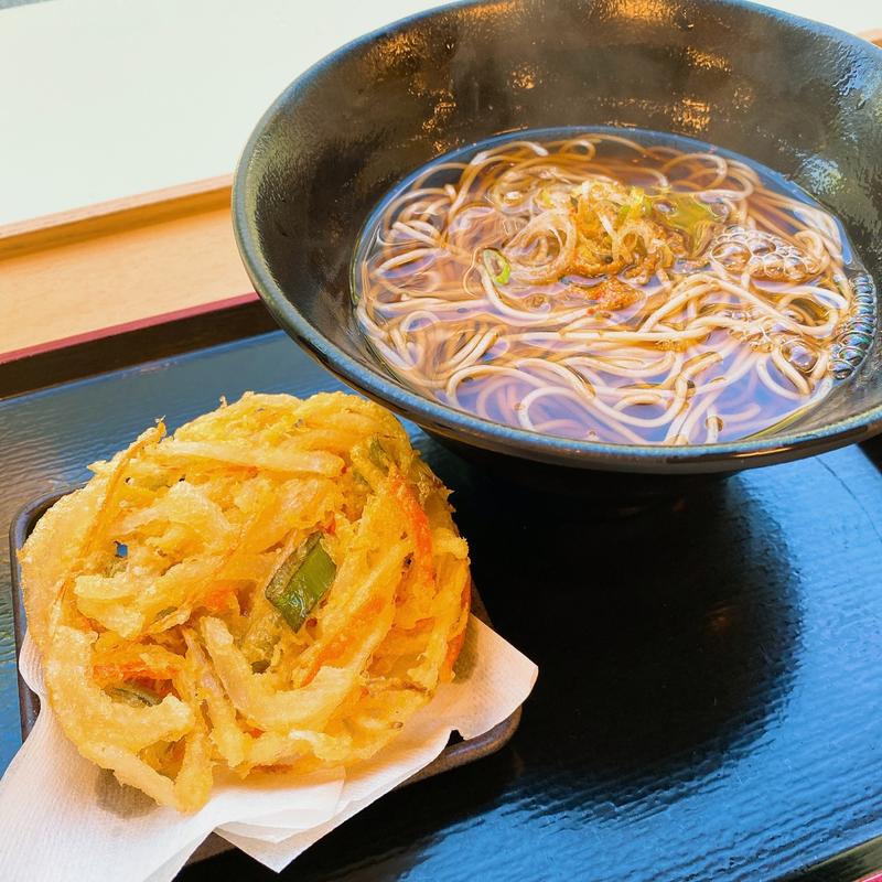 かけそば ＋ かき揚げ（無料クーポン）(ゆで太郎 豊洲店 )