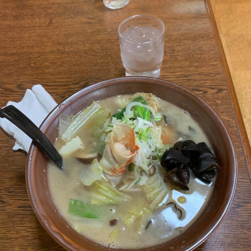タラバ蟹ラーメン(寳龍 敦賀店)