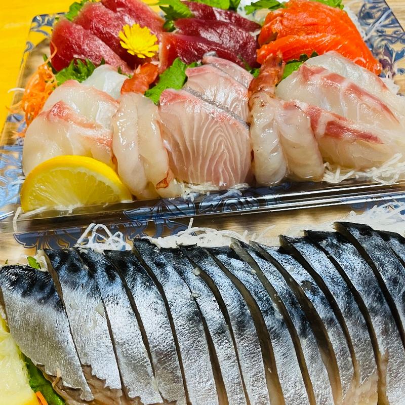 お刺身盛り合わせ　金華サバ(さかな屋)