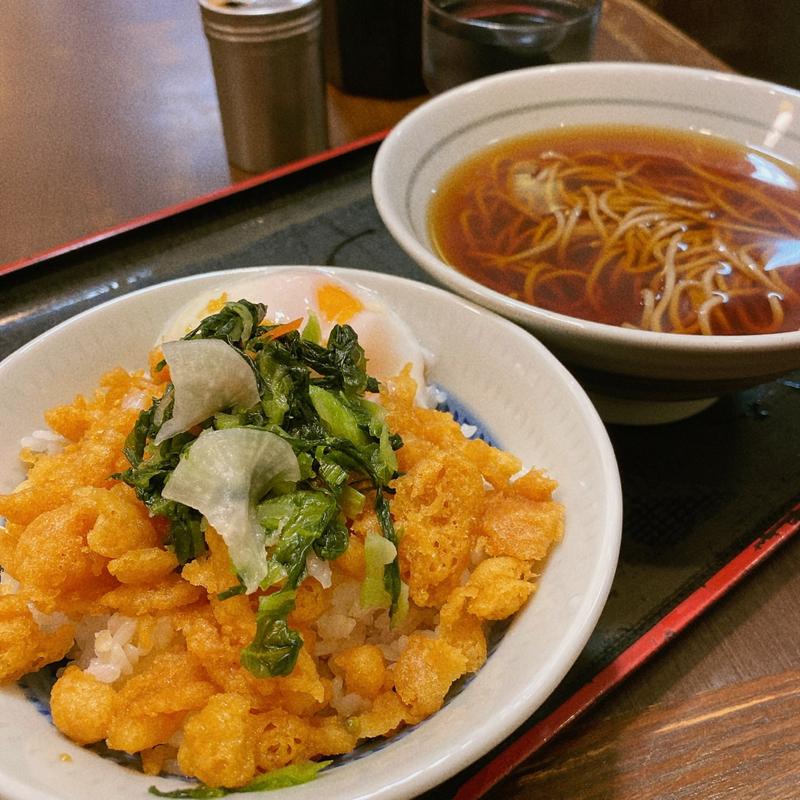 めとろ丼 ＋ 半そばセット(めとろ庵 新木場店 )